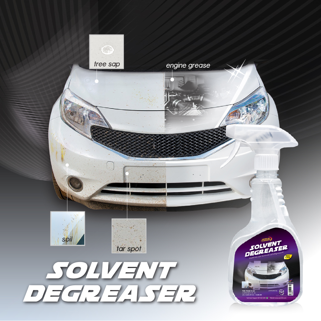 GMD Solvent Degreaser Pro Clean Tar Spot, Road Grime, Bugs, Oil Grease and Tree Sap