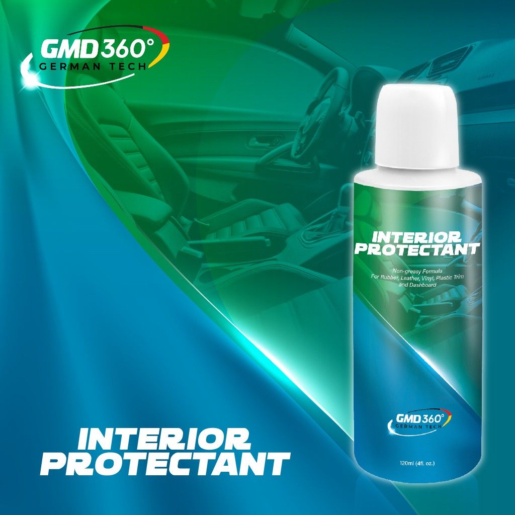 Interior Protectant 120ml/4 fl.oz Non-greasy formula For Dashboard Leather and Plastic Vinyl
