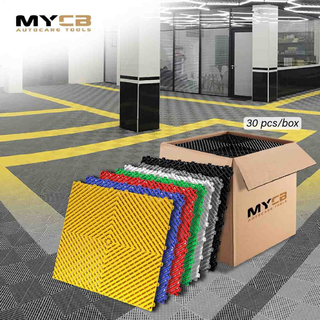 MYCB 1.8 Multi Function 40*40CM Plastic Splicing Grille Floor Mat High Quality