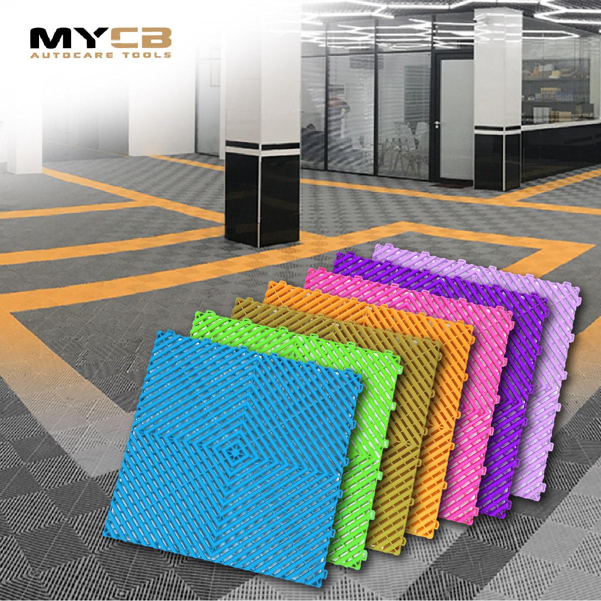 MYCB 1.8 [Special Color] Multi Function 40*40CM Plastic Splicing Grille Floor Mat High Quality