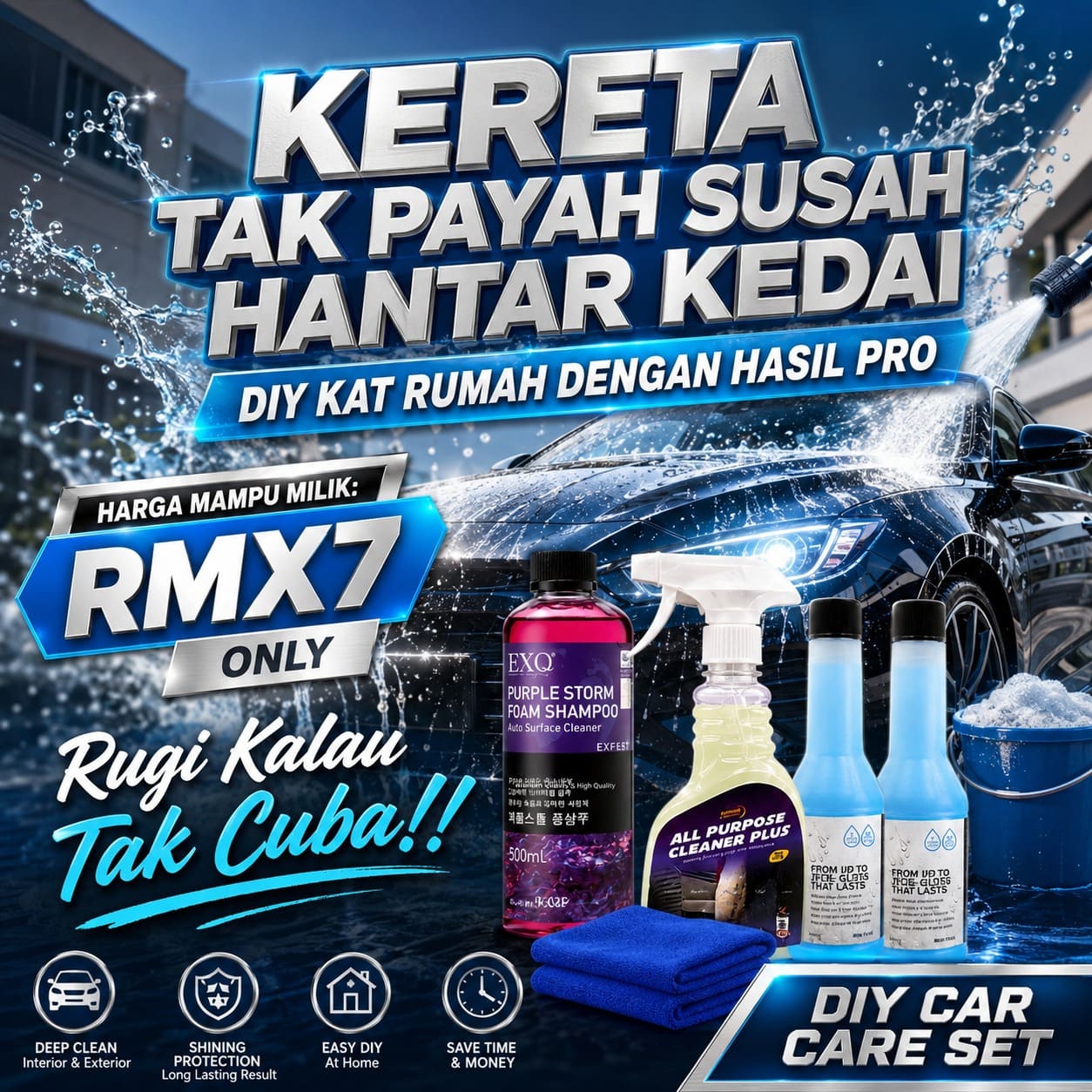JigJeob Wash Protect Set For Car Paint Protection